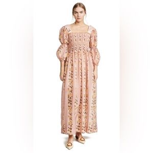 Rachel Antonoff Floral Clark Smocked Dress